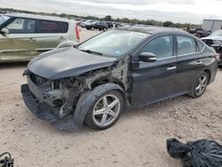 Salvage cars for sale at San Antonio, TX auction: 2015 Nissan Sentra S