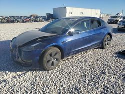 Salvage cars for sale at Taylor, TX auction: 2022 Tesla Model 3