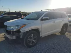 Salvage cars for sale at Mentone, CA auction: 2016 Toyota Highlander XLE