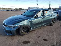 Salvage cars for sale at Colorado Springs, CO auction: 2020 BMW 330XI