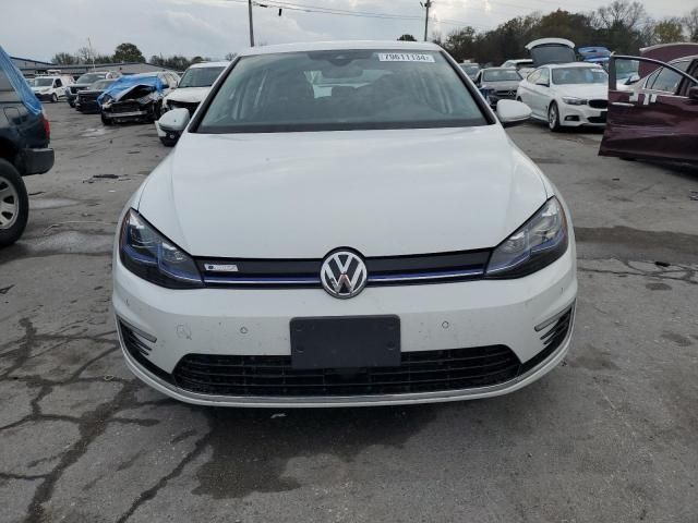 2019 Volkswagen E-GOLF SEL Premium