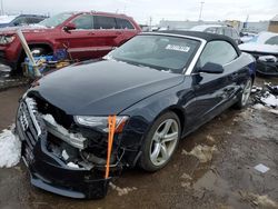 Salvage cars for sale at Brighton, CO auction: 2014 Audi A5 Premium Plus