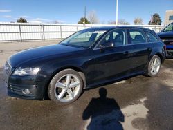 Salvage cars for sale at Littleton, CO auction: 2012 Audi A4 Premium Plus