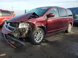 Salvage cars for sale at Woodhaven, MI auction: 2018 Dodge Grand Caravan SXT