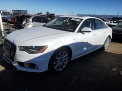 Salvage cars for sale at Brighton, CO auction: 2012 Audi A6 Prestige