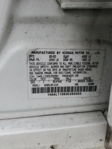 2003 Nissan Altima Base