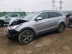 Salvage cars for sale at Elgin, IL auction: 2016 Hyundai Santa FE SE Ultimate