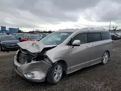 Salvage cars for sale at Des Moines, IA auction: 2012 Nissan Quest S