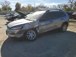 Salvage cars for sale at Wichita, KS auction: 2016 Jeep Cherokee Sport