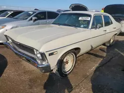 Chevrolet Nova salvage cars for sale: 1968 Chevrolet Nova