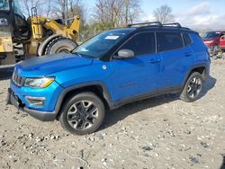 Jeep salvage cars for sale: 2018 Jeep Compass Trailhawk