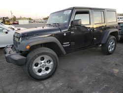 Jeep Wrangler Unlimited Sport salvage cars for sale: 2016 Jeep Wrangler Unlimited Sport