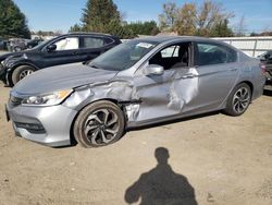 Salvage cars for sale at Finksburg, MD auction: 2017 Honda Accord EX