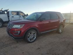 Salvage cars for sale at Andrews, TX auction: 2016 Ford Explorer XLT