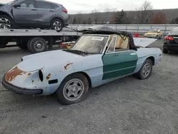 Alfa Romeo Veloce 2000 Spider salvage cars for sale: 1982 Alfa Romeo Veloce 2000 Spider