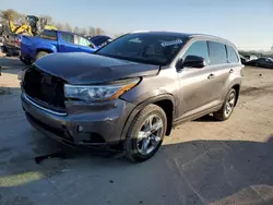 Toyota Highlander salvage cars for sale: 2015 Toyota Highlander Limited