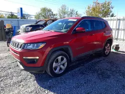 Salvage SUVs for sale at auction: 2019 Jeep Compass Latitude