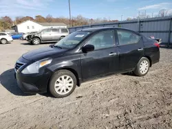 Salvage cars for sale at York Haven, PA auction: 2017 Nissan Versa S