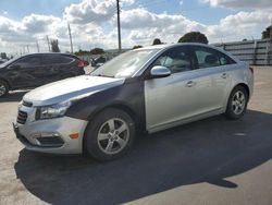 Salvage cars for sale at Miami, FL auction: 2024 Chevrolet 2015 Chevrolet Cruze LT