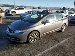 Salvage cars for sale from Copart Van Nuys, CA: 2015 Honda Civic EXL