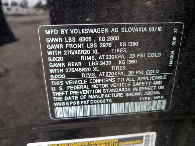 2015 Volkswagen Touareg V6 TDI