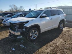 Toyota Highlander Vehiculos salvage en venta: 2015 Toyota Highlander Limited