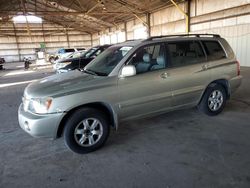 Toyota Highlander Vehiculos salvage en venta: 2002 Toyota Highlander Limited