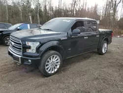 Salvage trucks for sale at Cookstown, ON auction: 2016 Ford F150 Supercrew