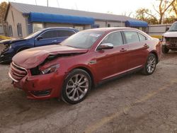 Salvage cars for sale at Wichita, KS auction: 2013 Ford Taurus Limited