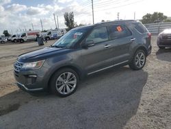 Carros dañados por inundaciones a la venta en subasta: 2018 Ford Explorer Limited