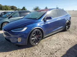 Tesla Model x Vehiculos salvage en venta: 2016 Tesla Model X