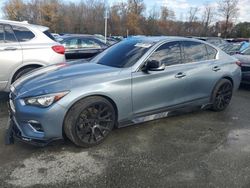 Salvage Cars with No Bids Yet For Sale at auction: 2018 Infiniti Q50 Luxe