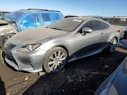 Salvage Cars with No Bids Yet For Sale at auction: 2015 Lexus RC 350