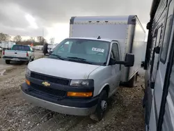 Salvage trucks for sale at Cicero, IN auction: 2020 Chevrolet Express G3500