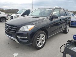 Mercedes-Benz m-Class salvage cars for sale: 2012 Mercedes-Benz ML 350 4matic