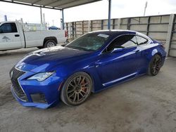 Salvage cars for sale at Anthony, TX auction: 2020 Lexus RC-F