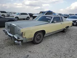 Salvage cars for sale at Taylor, TX auction: 1979 Lincoln Town Car