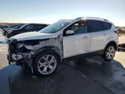 Salvage cars for sale at Grand Prairie, TX auction: 2019 Ford Escape Titanium