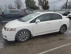 Salvage cars for sale at Moraine, OH auction: 2009 Honda Civic EXL