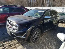 Salvage cars for sale at North Billerica, MA auction: 2018 GMC Terrain Denali