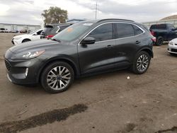 Salvage cars for sale at Anthony, TX auction: 2020 Ford Escape Titanium