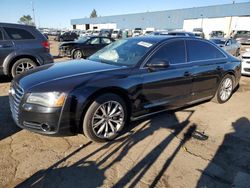 Audi a8 salvage cars for sale: 2013 Audi A8 L Quattro