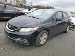 Salvage cars for sale at Spartanburg, SC auction: 2014 Honda Civic LX