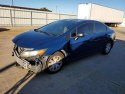 Honda salvage cars for sale: 2012 Honda Civic DX