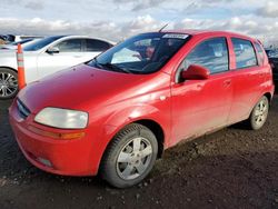 Salvage cars for sale at Rocky View County, AB auction: 2006 Chevrolet Aveo LT