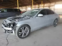 Salvage cars for sale at Phoenix, AZ auction: 2015 Mercedes-Benz C300