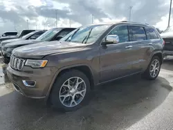 Jeep Vehiculos salvage en venta: 2021 Jeep Grand Cherokee Overland