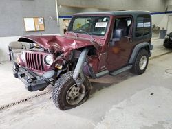 Jeep salvage cars for sale: 2003 Jeep Wrangler / TJ Sport