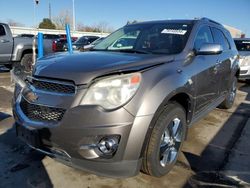 Salvage cars for sale at Littleton, CO auction: 2012 Chevrolet Equinox LTZ