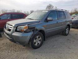 Salvage cars for sale at Baltimore, MD auction: 2008 Honda Pilot VP